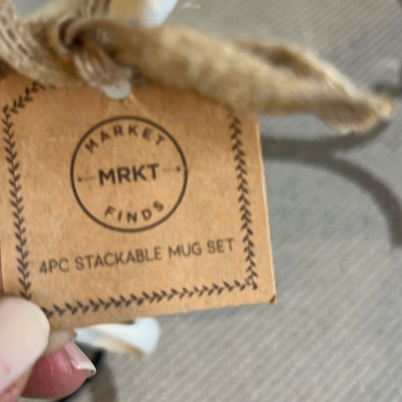 4 pack Evil eye stackable mugs Set - Picture 3 of 11